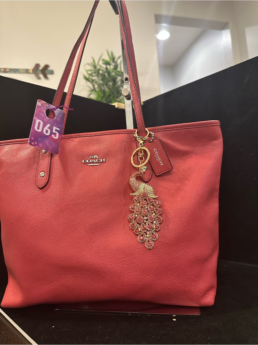 Coach #065 Cite ZipTote in Bubblegum Pink - Picture 9 of 14